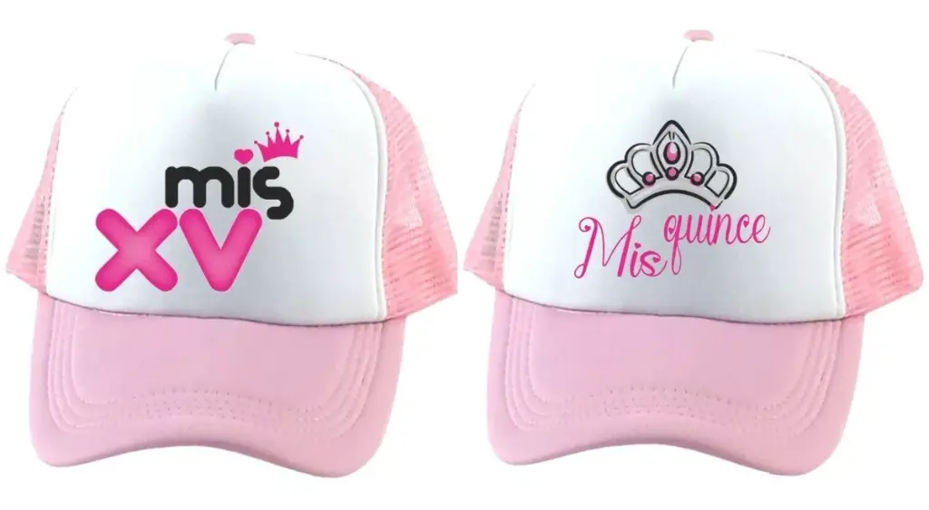 Gorras personalizadas para quince años