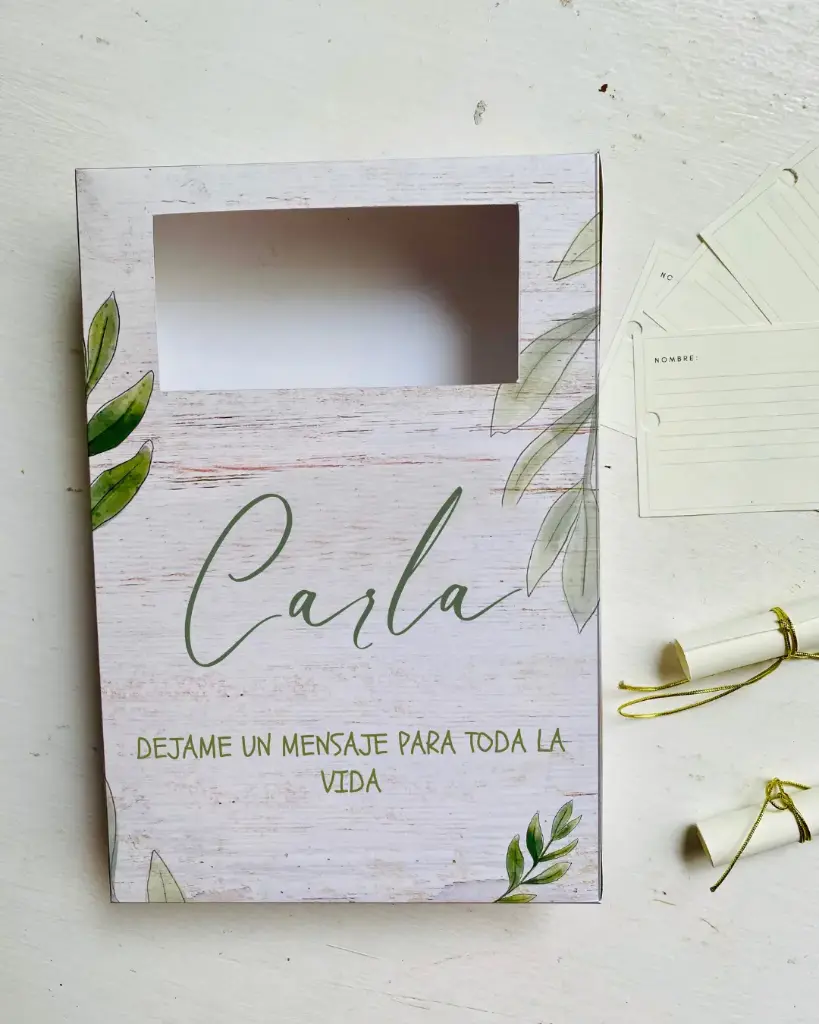 Caja de deseos para eventos