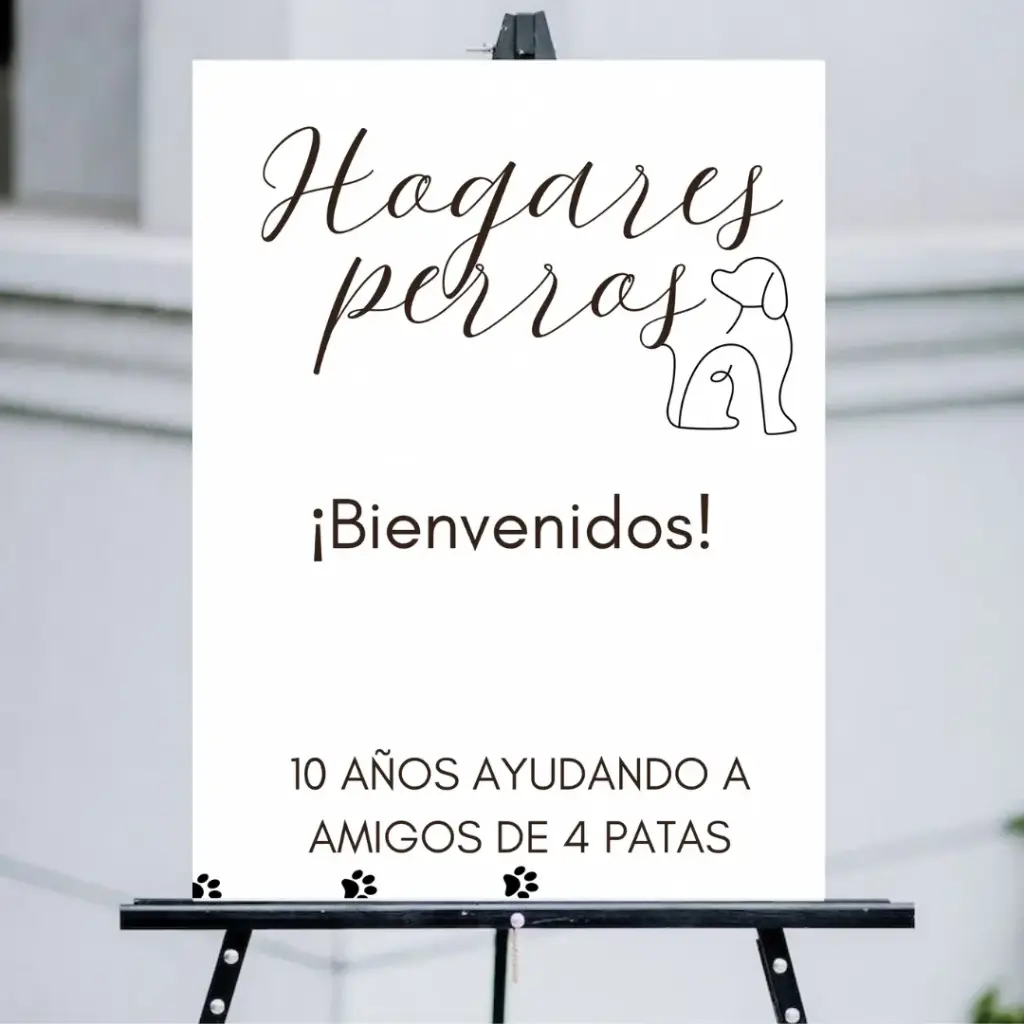 Cartel de bienvenida para eventos