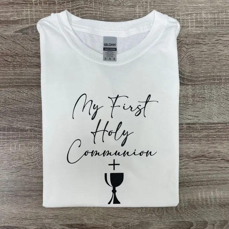 Remeras niños personalizadas para comunion