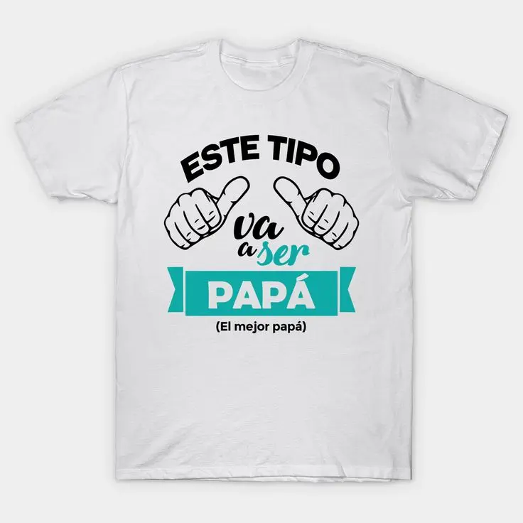 Remeras hombre personalizadas para baby shower