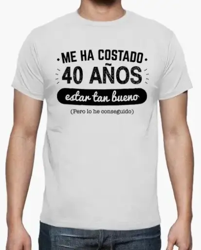 Remeras hombre personalizadas para cumpleaños