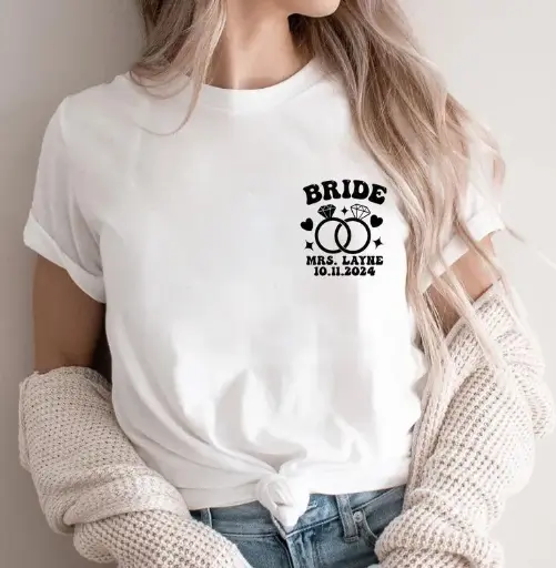 Remeras mujer personalizadas para bodas