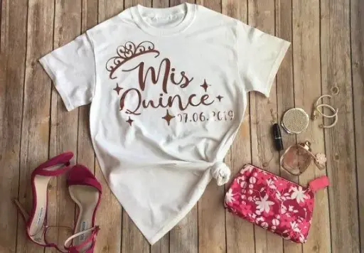 Remeras mujer personalizadas para quince años