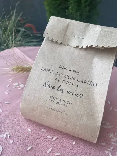 Bolsita de arroz para Civil - Iglesia