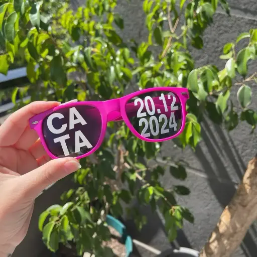 Gafas personalizadas para bautismo primer año