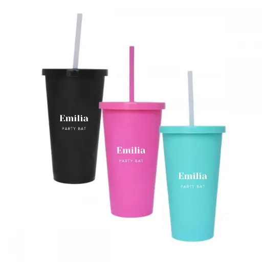 Vasos para souvenirs bar bat mitzva personalizados