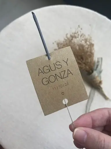 Estrellitas + TAG para bodas